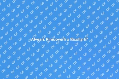 Rimuovere o Ricollocare Alveari