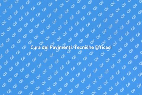 Pulizia e Lucidatura Pavimenti