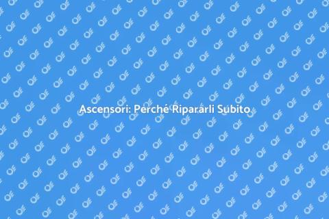Riparare l'Ascensore: Un Necessario Passo