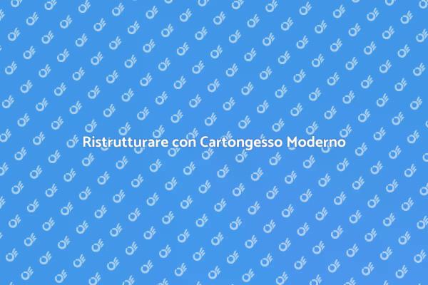 Cartongesso: Estetica e Funzionalità