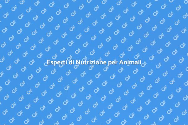 Nutrizione per il Benessere degli Animali