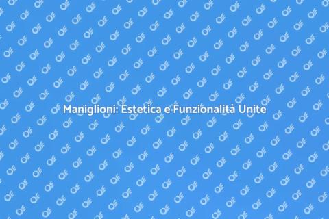 Maniglioni per Ristrutturazioni Funzionali