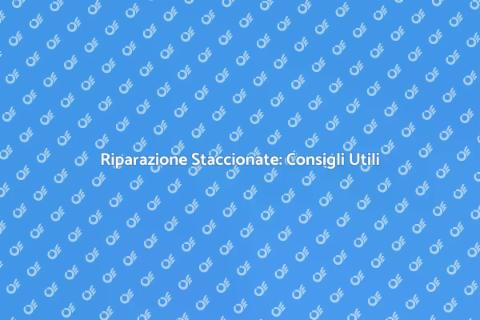 Riparare Staccionata: Guida Pratica