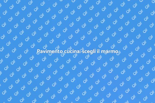 Ristrutturazioni: pavimento in marmo