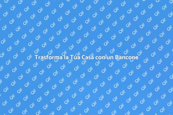 Crea il Tuo Bancone Bar Personalizzato
