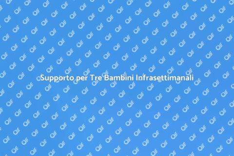Assistere Tre Bambini Infrasettimanali