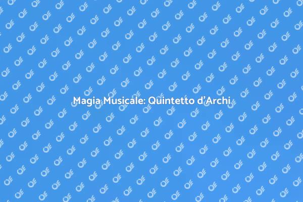 Eleganza Musicale per il Tuo Evento