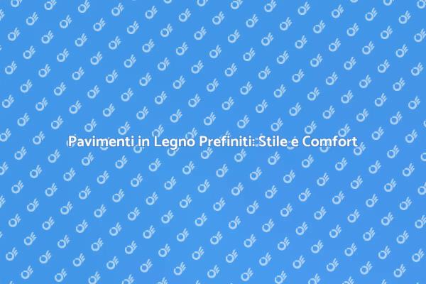Eleganza del Pavimento in Legno Prefinito