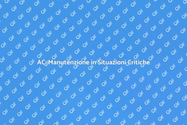 Come Mantenere l'AC in Emergenza