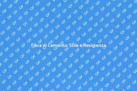 Rivestimenti in Fibra di Cemento