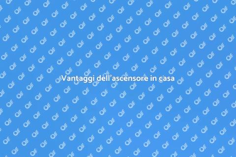 Installare un ascensore a casa