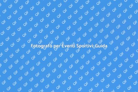 Noleggiare un Fotografo per Eventi Sport