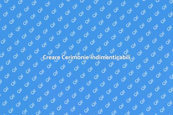Magia nelle Installazioni di Cerimonie