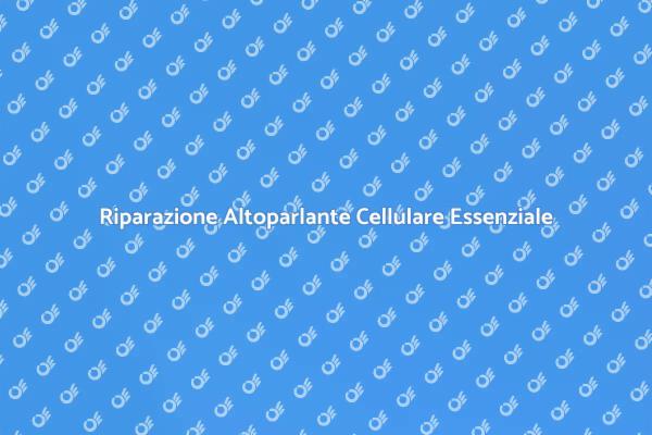 Sostituzione Altoparlante: Perché è Cruciale