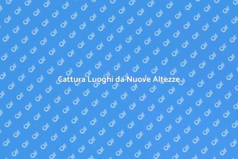 Fotografie Aeree: Scopri Nuove Prospettive