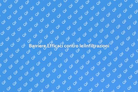 Protezione dalle Infiltrazioni Casa