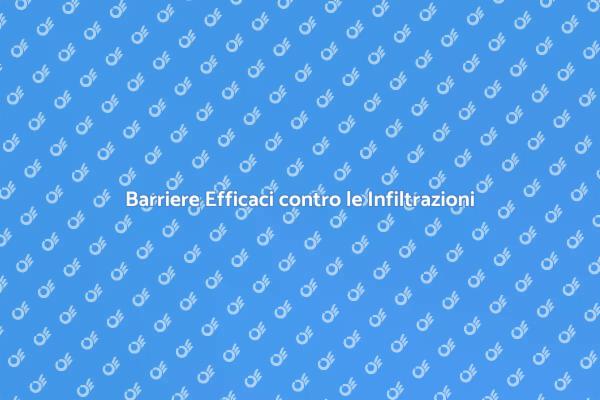 Proteggi la Tua Casa dalle Infiltrazioni