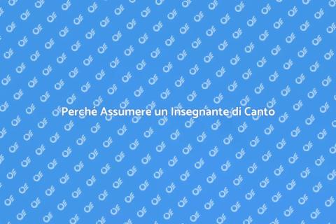 Insegnante di Canto: Il Tuo Successo