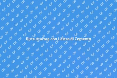 Installare Lastra Interna in Cemento