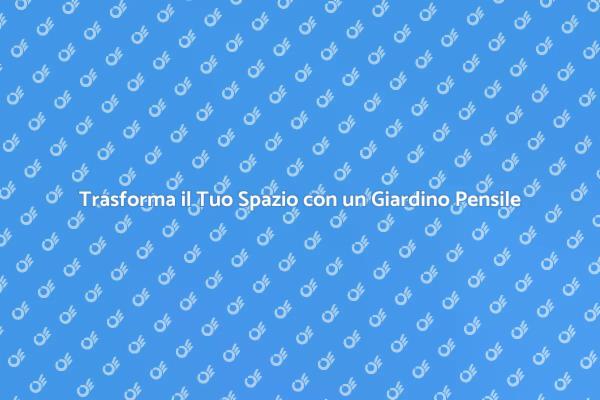 Il Tuo Giardino Pensile di Piante da Frutto