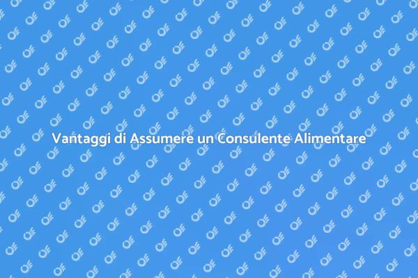 Il Valore di un Consulente per l'Alimentazione