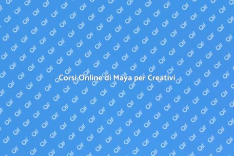 Impara Maya Online: Progettazione 3D