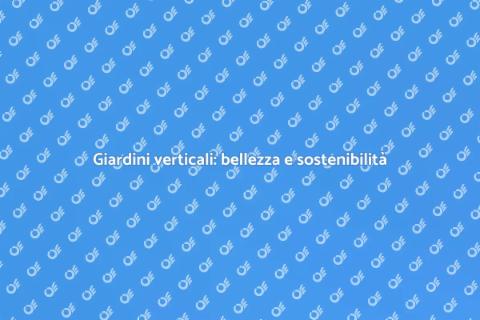 Giardino verticale per spazi pubblici