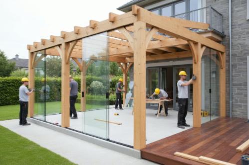 costruire una veranda per la casa