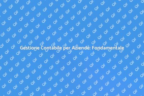 Contabilità Aziendale: Guida Essenziale