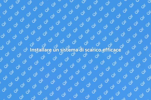 Ristrutturazione: sistema di scarico lavello