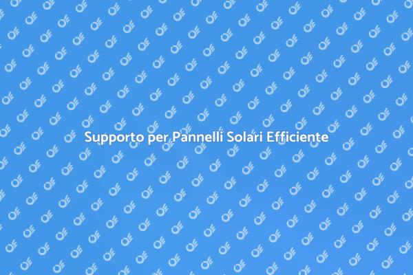 Massimizza l'Efficienza dei Pannelli Solari