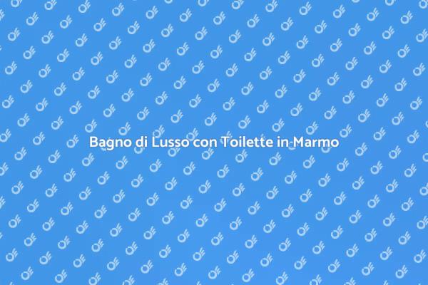 Eleganza della Toilette in Marmo