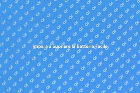 Lezioni di Batteria: Inizia a Suonare