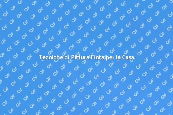 Trasforma i Tuoi Ambienti con Pittura Finta