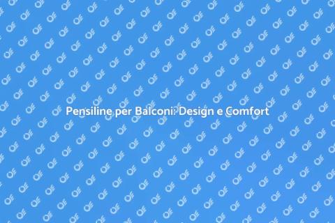 Pensiline per Balconi: Stile e Funzionalità