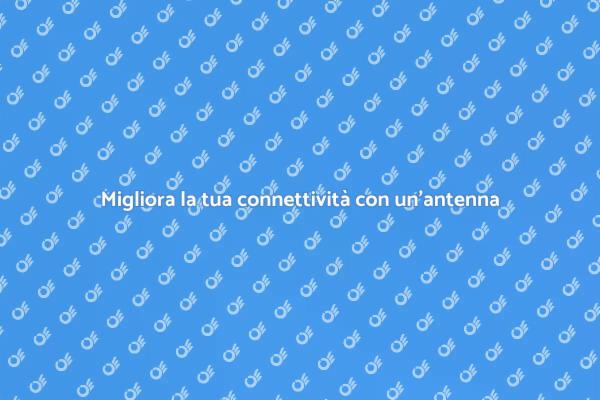 Ricevi segnali forti con un'antenna