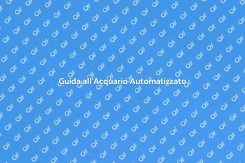 Installazione Acquario Automatizzato