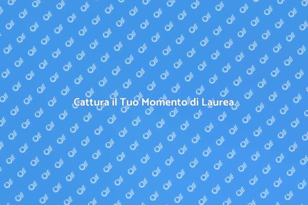 Immortala il Tuo Traguardo di Laurea