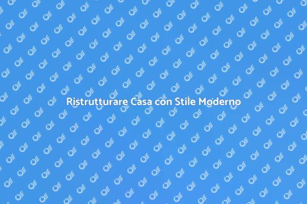 Stile e Funzionalità per la Tua Casa