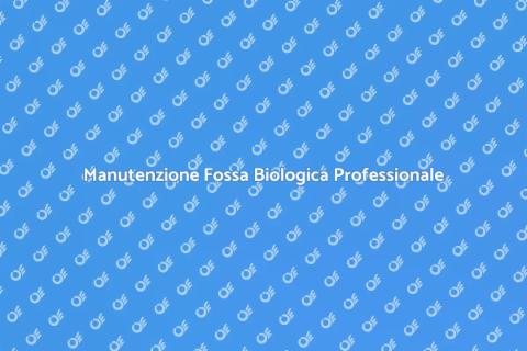 Disostruzione Fossa Biologica Efficace