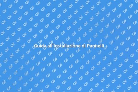Installazione Sistema di Supporto Pannelli