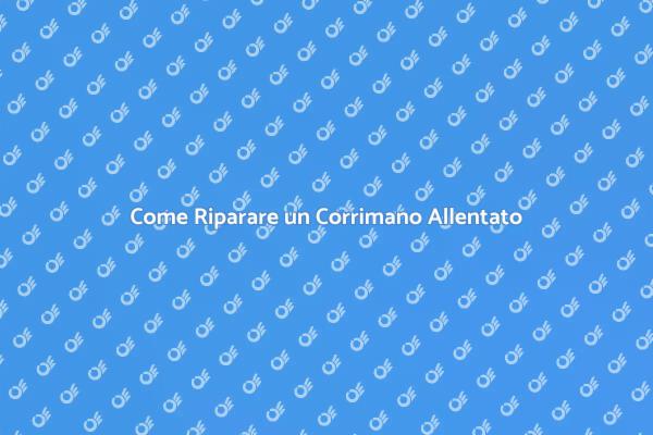 Riparazione Sicura di Corrimano Allentati