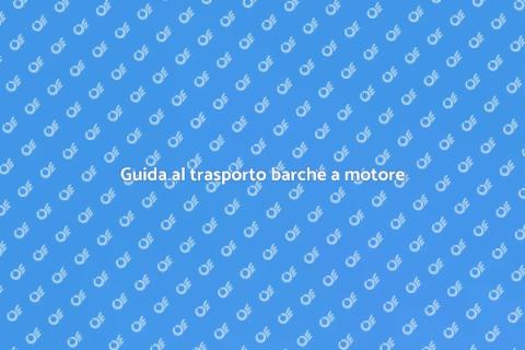 Trasporto barche a motore in Europa
