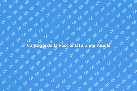 Pacciamatura Biologica per Aiuole