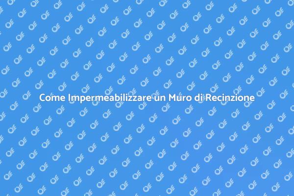 Impermeabilizzazione: Proteggi la Tua Casa