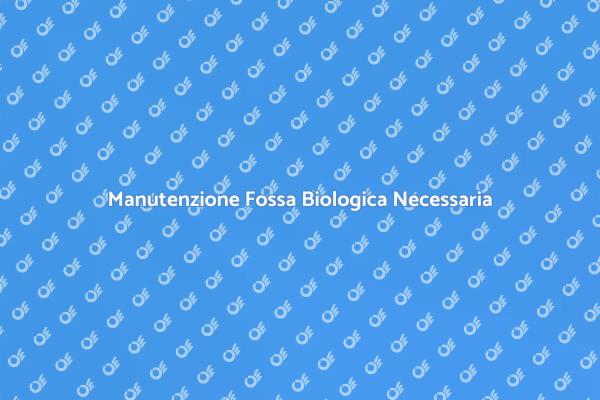 Servizio Disostruzione Fossa Biologica