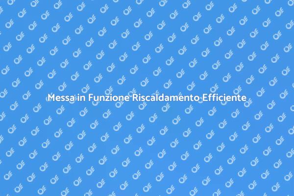 Controllo Efficiente Riscaldamento Domestico