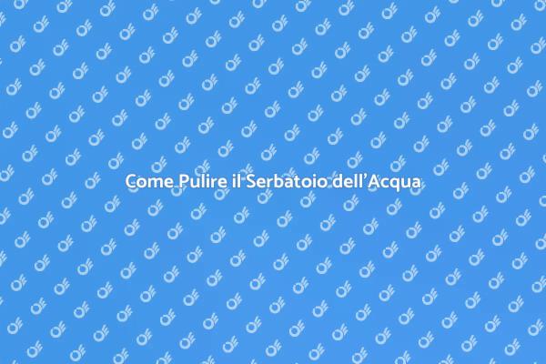 Importanza della Pulizia del Serbatoio