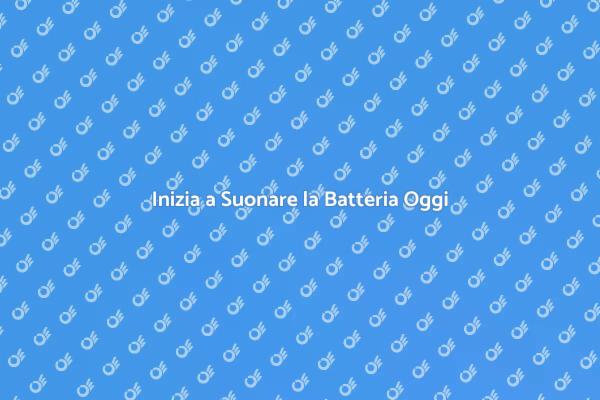 Inizia il Tuo Viaggio Musicale con la Batteria