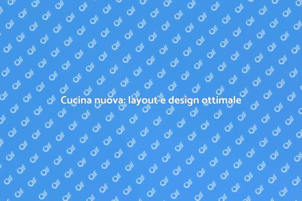 Rinnovare la cucina: layout da sogno